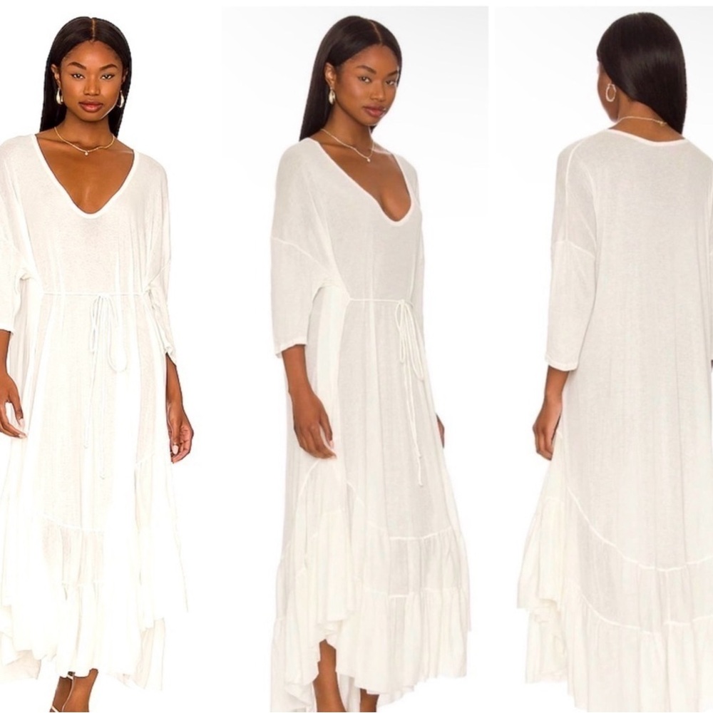 Free People Sun Seeker Maxi Ivory Size Small